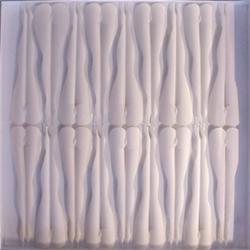 Reinhard (20th Century), FEMMES, paper cutout multiple, mounted to plastic, 31 x 31", signed an...
