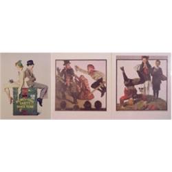 Norman Rockwell (1894-1978) American, GAIETY DANCE TEAM; SCHOOL PLAY; AFTER SCHOOL STUNT; THE C...