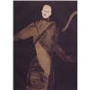 Image 1 : Fritz Scholder (b. 1937) American, BROWN POSSESSION, 1989, color etching, signed in pencil, num...