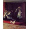 Image 1 : Paul Segieth (1884-1969) German, THE BALCONY, 1914, oil painting on board, 20 x 16", signed and...