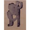 Image 1 : Herbert Siebner (b. 1925) Canadian, GRAY FIGURE, monotype print, 12 x 9", signed, framed with g...