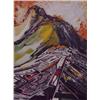 Image 1 : David Siquieros (1896-1974) Mexican, ARIAL VIEW, from the Mountain Series, color lithograph, si...