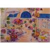 Image 1 : Dorothy Spangler (20th Century) American, FLOWER MARKET, PEBBLE BEACH, color screenprint with p...