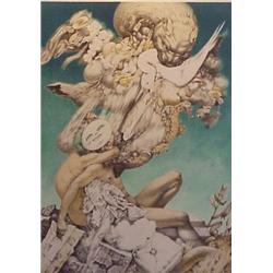 Mark Spencer (20th Century) American, HEART OF DARKNESS, color lithograph, signed in pencil, pu...