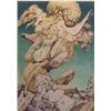 Image 1 : Mark Spencer (20th Century) American, HEART OF DARKNESS, color lithograph, signed in pencil, pu...