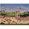 Image 1 : Nubuo Watanabe (b. 1913) Japanese, PRESIDENT'S PARADE, color screenprint, signed in pencil, num...