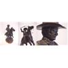 Image 1 : Western sculpture: Juan Martinez (20th Century), THE COWBOY THAT LEFT HIS BRAND (John Wayne), 1...