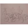 Image 1 : John Wilde (20th Century) American, STUDY FOR NIGHT TIME DRAWING #2, 1965, pencil drawing on pa...