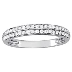 14kt gold 2.75 gram Wedding Bands/Pave
