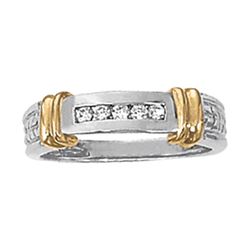 14kt gold 5.09 gram Wedding Bands/Channel Set