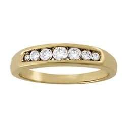 14kt gold 2.46 gram Wedding Bands/Channel Set
