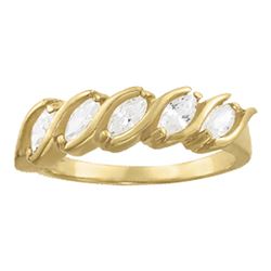 14kt gold 3.66 gram Wedding Bands/Fancy Shape/Marquise