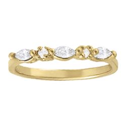 14kt gold 2.8 gram Wedding Bands/Fancy Shape/Baguette