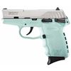 Image 1 : SCCY Industries CPX1TTSB CPX-1 Double 9mm 3.1" 10+1 Robin Egg Blue Polymer Grip/Frame Grip Stainless