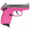 Image 1 : SCCY Industries CPX1TTPK CPX-1 Double 9mm 3.1" 10+1 Pink Polymer Grip/Frame Grip Stainless Steel