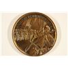 Image 1 : JOHN F. KENNEDY 1 1/2" BRONZE TOKEN "CULTURE IN