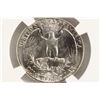 Image 2 : 1964-D WASHINGTON SILVER QUARTER NGC MS64