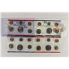 Image 1 : 1989 & 1998 US MINT SETS P/D (WITH ENVELOPES)