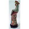 Image 1 : Hand painted Chinese porcelain peacock with