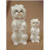 Image 1 : Two Heubach German porcelain dog figurines,