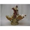 Image 4 : Porcelain centerpiece, figure of a maiden with