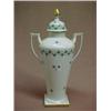 Image 1 : Herend porcelain handled urn with lid, gilt dome