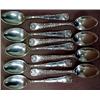 Image 1 : Set of nine Tiffany sterling silver teaspoons