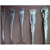 Image 2 : One lot of sterling silver serving forks and