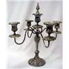 Image 1 : Quadruple plated candelabra, center candle holder