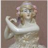 Image 2 : Set of three porcelain boudoir doll lamp shades,
