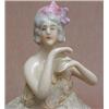 Image 3 : Set of three porcelain boudoir doll lamp shades,