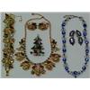 Image 1 : Rhinestone jewelry lot, comprised of 2 3/4" high