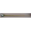 Image 3 : Wooden walking stick, with porcelain die handle,