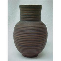 Design Technics bulbous vase with applied