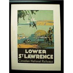 Advertising poster, Art Deco, for The Lower St.