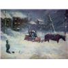 Image 2 : Ralph Mushler, oil on board, "The Blizzard of