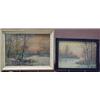 Image 1 : Raphael Senseman, two watercolor landscapes with