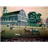 Image 2 : Folk Art watercolor and gouache, 19th C., of the