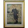 Image 1 : American School, 19th C., watercolor portrait of