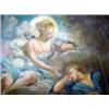 Image 2 : Unsigned oil on canvas "The Dreamer", framed,