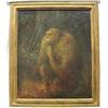 Image 1 : Oil on masonite panel, signed (unreadable), "The