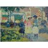 Image 2 : Nancy Mabin Ferguson, oil on board, signed with