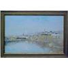 Image 1 : Stuart Shils, oil on board, "River Scene", see