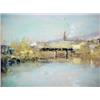 Image 3 : Stuart Shils, oil on board, "River Scene", see