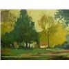 Image 2 : Maurice LeMaitre, oil on canvas, lake with forest