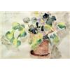 Image 1 : Hobson Pittman "African Violet", watercolor,