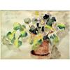 Image 3 : Hobson Pittman "African Violet", watercolor,