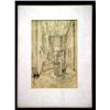 Image 1 : Hobson Pittman, sketch for interior, framed,