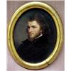 Image 1 : 19th C. portrait of man, oil on board, Charles