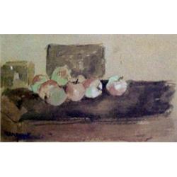 Seymour Remenick "Apples #11", signed Remenick